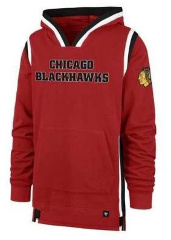 Chicago Blackhawks pánska mikina s kapucňou 47 Layup Pullover