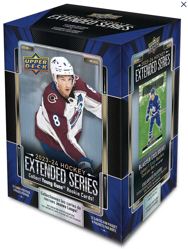 NHL boxy hokejové karty NHL 2023-24 Upper Deck Extended Series Hockey Blaster Box - Novinka