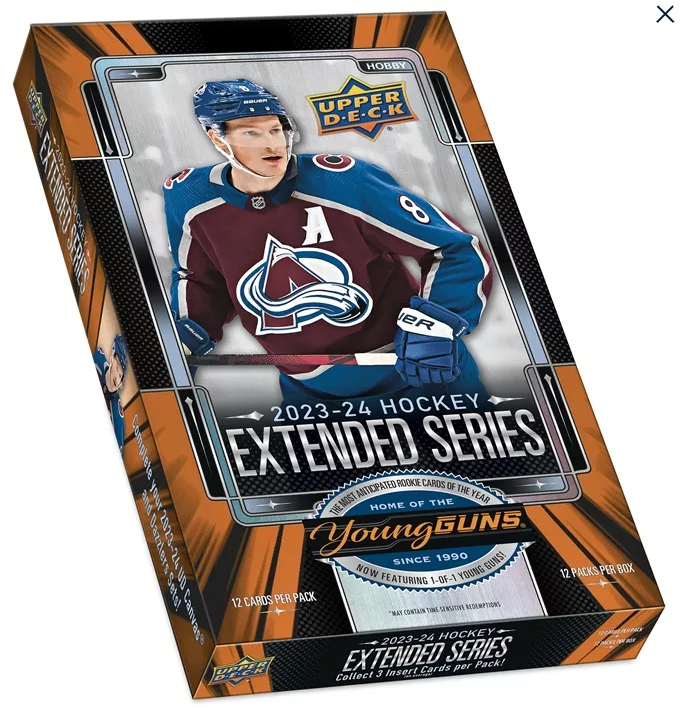 NHL boxy hokejové karty NHL 2023-24 Upper Deck Extended Series Hobby Box - Novinka