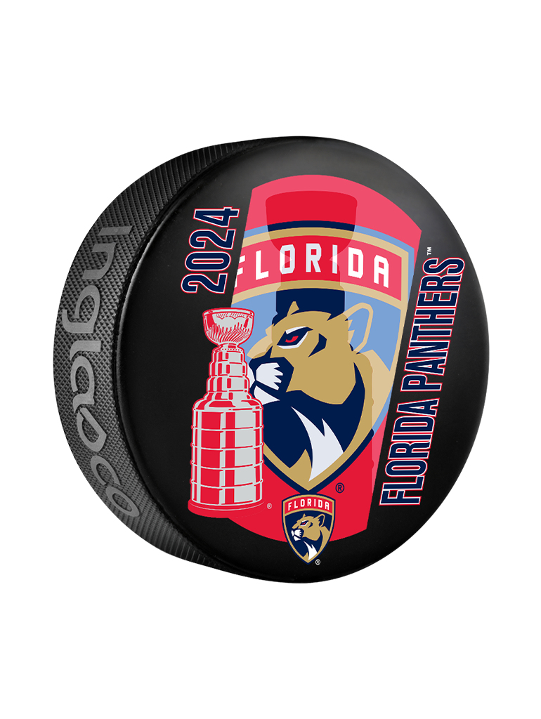 Puk Florida Panthers 2024 Stanley Cup Champions Shadow Souvenir Collector Puck