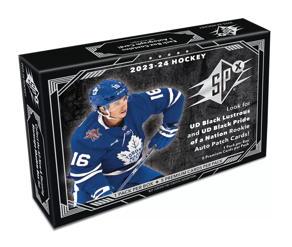 NHL boxy hokejové karty NHL 2023-24 Upper Deck SPx Hockey Hobby Box - Novinka