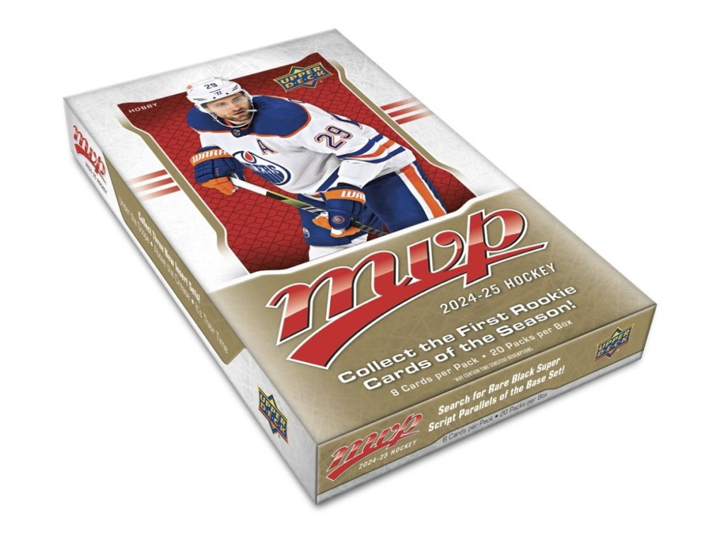 NHL boxy hokejové karty NHL 2024-25  Upper Deck MVP Hockey Hobby Box - Novinka