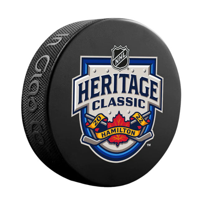 NHL produkty puk Heritage Classic 2022 Hamilton Official Game Puck - Novinka