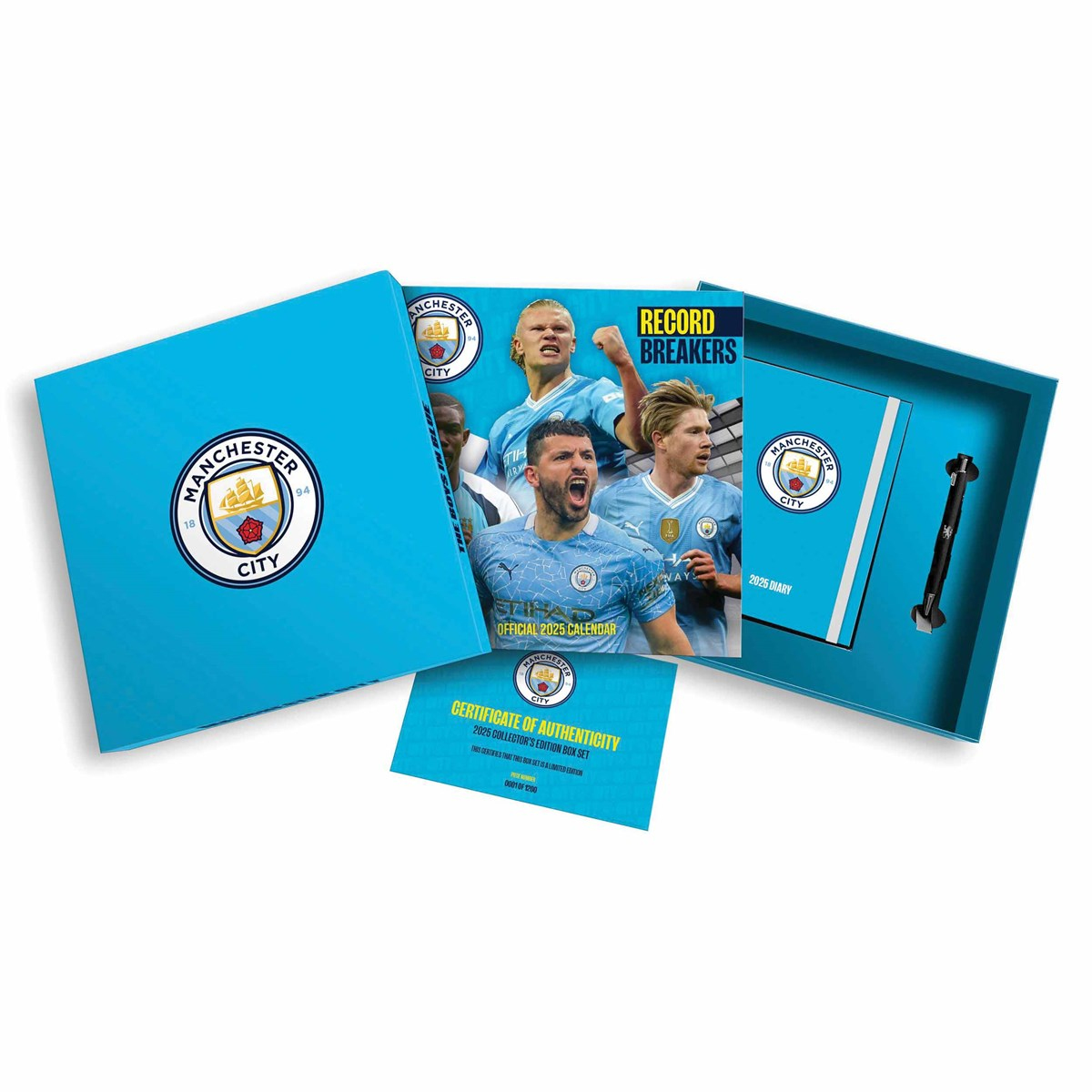 Manchester City FC Calendar & Diary Musical Gift Box 2025 - Novinka