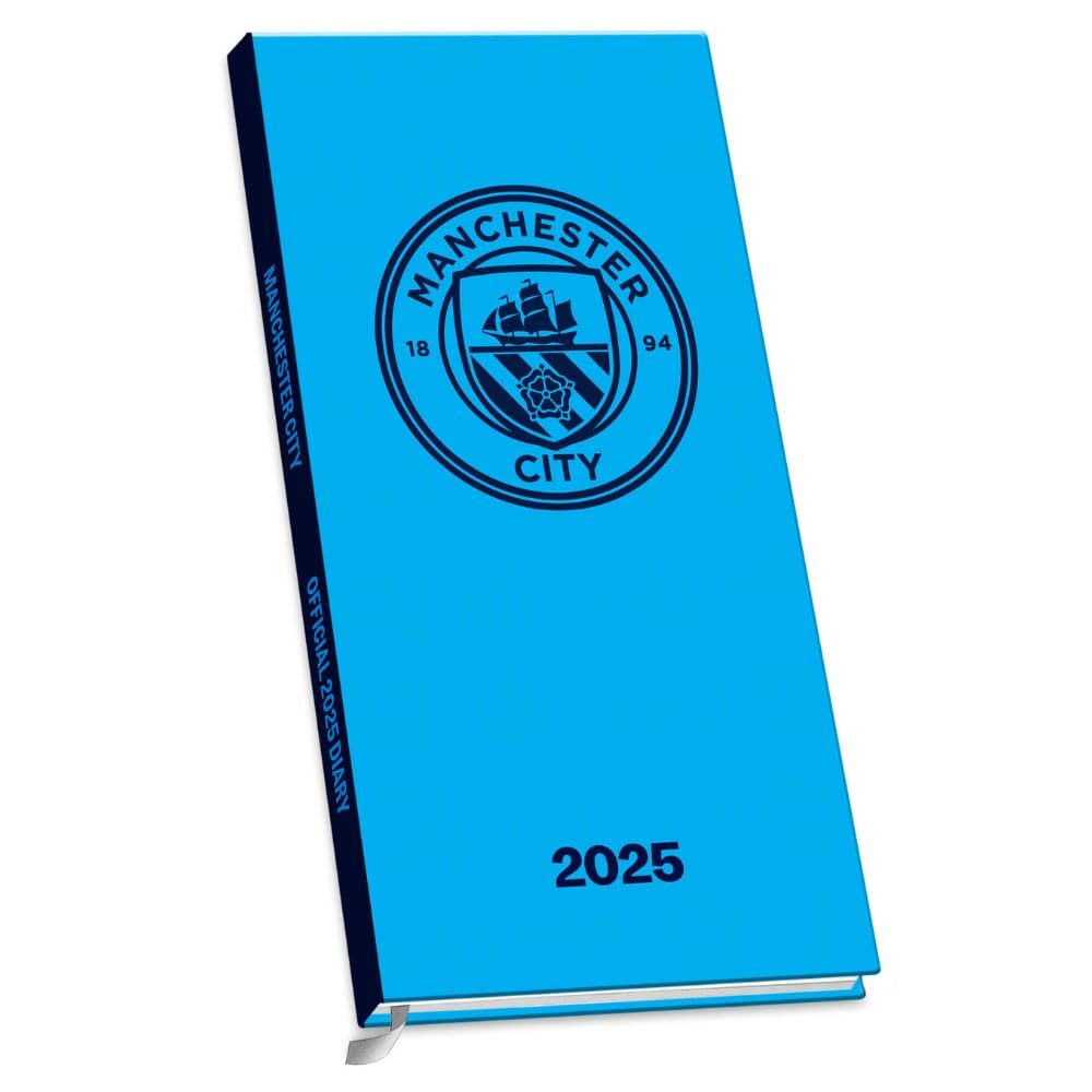 Manchester City FC Slim Diary 2025 - Novinka