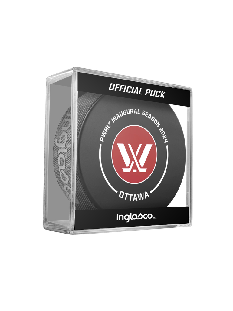 NHL produkty puk 2024 Inaugural Season Official Game Hockey Puck - Novinka