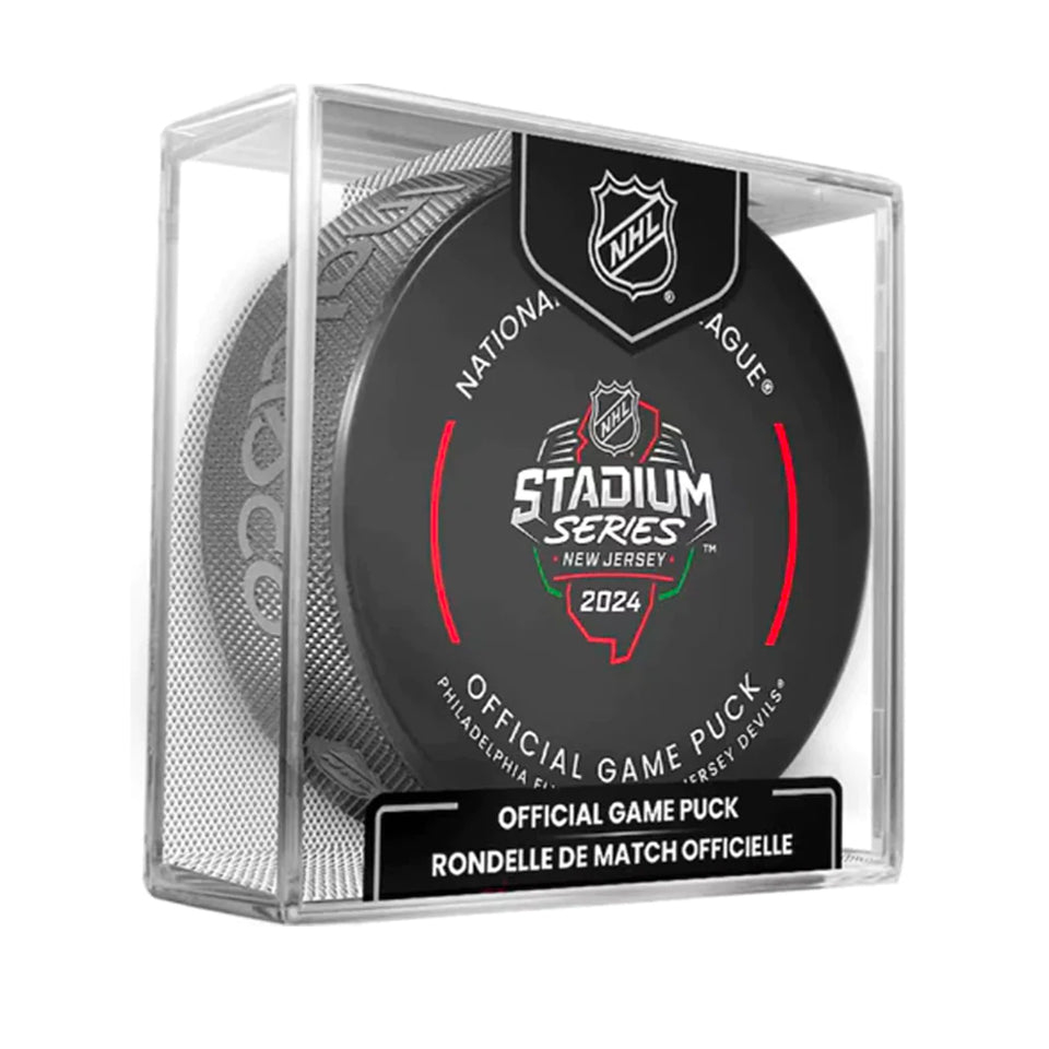 NHL produkty puk Stadium Series 2024 New Jersey Phi Vs Njd Official Game Puck - Novinka