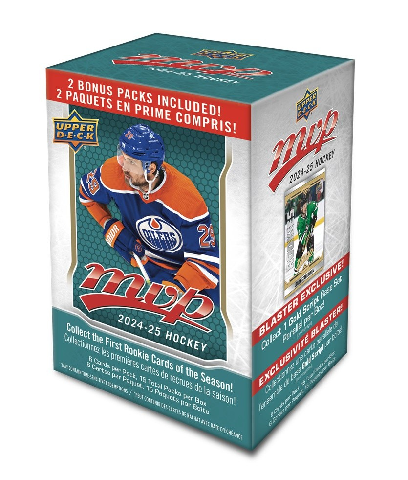 NHL boxy hokejové karty NHL 2024-25 Upper Deck MVP Hockey Blaster Box - Novinka