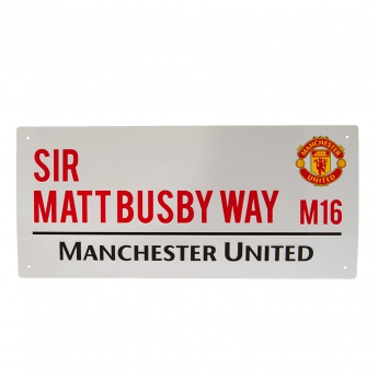 Manchester United kovová značka Street Sign MB