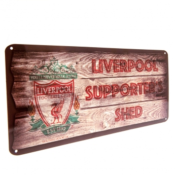 FC Liverpool ceduľa na stenu Shed Sign