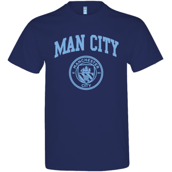 Manchester City pánske tričko Crest navy