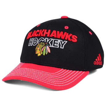 Chicago Blackhawks čiapka baseballová šiltovka adidas NHL Locker Room Structured Flex Cap