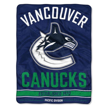 Vancouver Canucks deka Plush Micro Throw Logo