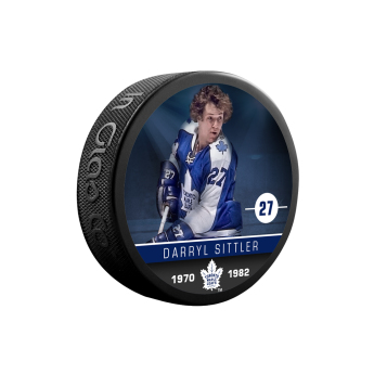 Toronto Maple Leafs puk souvenir collector hockey puck Darry Sittler #27