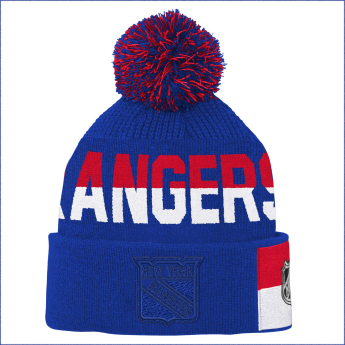 New York Rangers detská zimná čiapka Faceoff Jacquard Knit