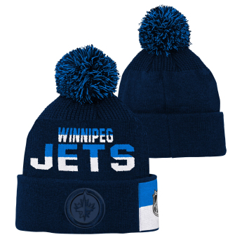 Winnipeg Jets detská zimná čiapka Faceoff Jacquard Knit