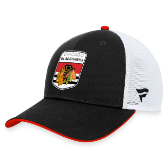 Chicago Blackhawks čiapka baseballová šiltovka Draft 2023 Podium Trucker Adjustable Authentic Pro