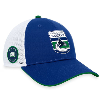 Vancouver Canucks čiapka baseballová šiltovka Draft 2023 Podium Trucker Adjustable Authentic Pro