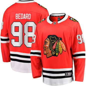 Chicago Blackhawks detský hokejový dres Connor Bedard #98 Breakaway Home Jersey Draft 2023