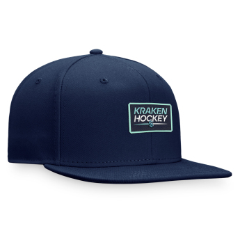 Seattle Kraken čiapka flat šiltovka Authentic Pro Prime Flat Brim Snapback navy