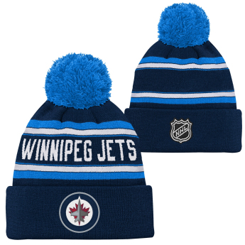 Winnipeg Jets detská zimná čiapka Jacquard Cuffed Knit With Pom