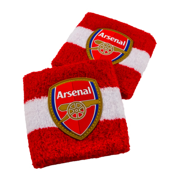 FC Arsenal potítka 2 pack red with white Wristbands