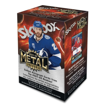 NHL boxy hokejové karty NHL 2021-22 Upper Deck Skybox Metal Universe Blaster Box