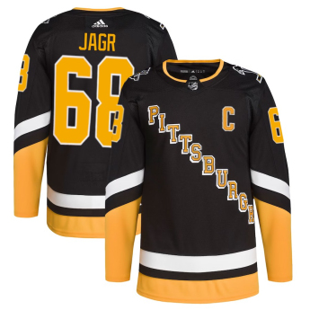 Pittsburgh Penguins hokejový dres Jaromír Jágr #68 Adidas Authentic Player Pro Alternate Black