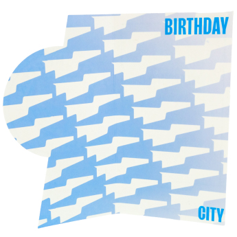 Manchester City narodeninové želanie Crest Birthday Card