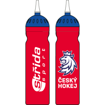 Hokejové reprezentácie fľaša na pitie Czech Republic Logo Lev red