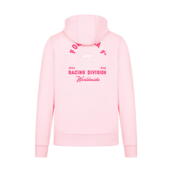 Formule 1 pánska mikina s kapucňou RDW Hoody Primrose Pink F1 2024