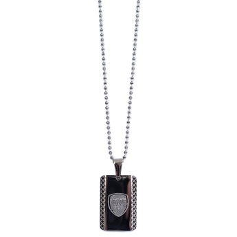 FC Arsenal retiazka na krk s psou známkou Patterned Dog Tag & Chain