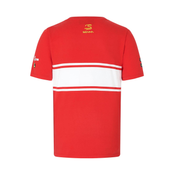 Ayrton Senna pánske tričko Legacy Patchwork red 2024