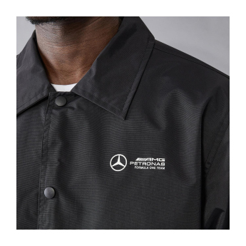 Mercedes AMG Petronas pánska bunda Coach black F1 Team 2024