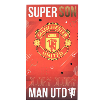 Manchester United narodeninové želanie Super Son Birthday Card