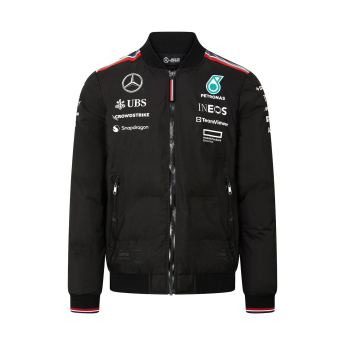 Mercedes AMG Petronas pánska bunda Winter black F1 Team 2024