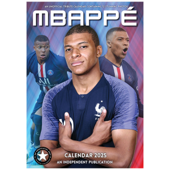 Kylian Mbappé kalendár not official KYLIAN MBAPPÉ 2025