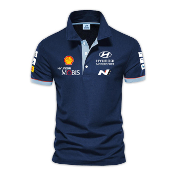 Hyundai Motorsport polokošeľa Driver navy 2024