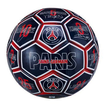Paris Saint Germain futbalová lopta Signatures