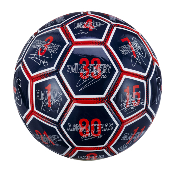 Paris Saint Germain futbalová lopta Signatures