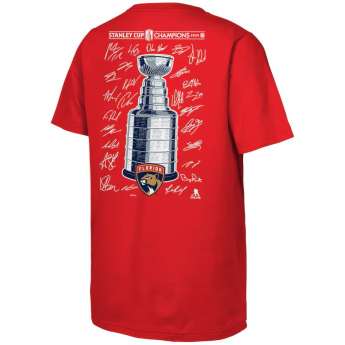 Florida Panthers detské tričko 2024 Stanley Cup Champions Signature Roster