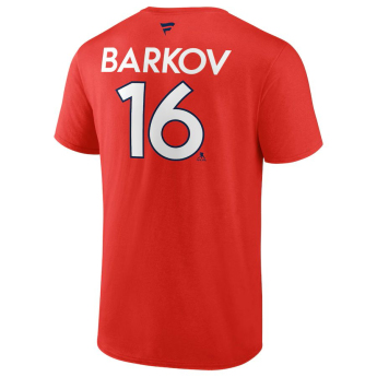 Florida Panthers pánske tričko Aleksander Barkov #16 2024 Stanley Cup Champions Authentic Pro Name & Number