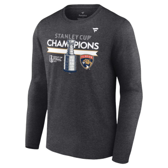 Florida Panthers pánske tričko s dlhým rukávom 2024 Stanley Cup Champions Locker Room Long Sleeve