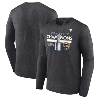 Florida Panthers pánske tričko s dlhým rukávom 2024 Stanley Cup Champions Locker Room Long Sleeve