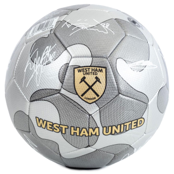 West Ham United futbalová lopta Camo Sig