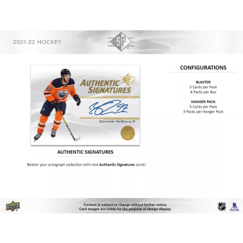 NHL boxy hokejové karty NHL 2021-22 Upper Deck SP Blaster Box