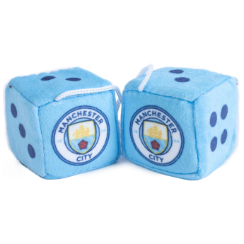 Manchester City kocky do auta blue and white dice