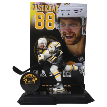 Boston Bruins figúrka David Pastrnak #88 Away Jersey SportsPicks