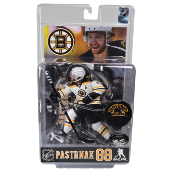 Boston Bruins figúrka David Pastrnak #88 Away Jersey SportsPicks