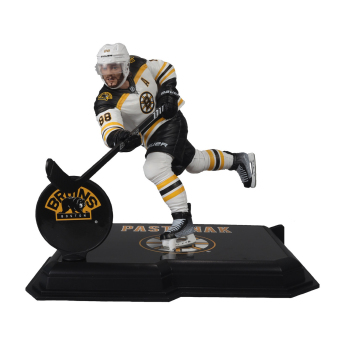 Boston Bruins figúrka David Pastrnak #88 Away Jersey SportsPicks